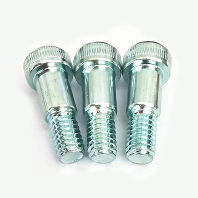 Paidu Cylindrical head hexagonal step screw American British plug plated blue and white zinc bolt 10.9 level manufacturers support customization