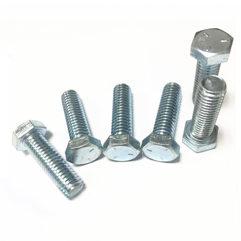 Paidu American 5 external hexagon bolt 8.8 screw manufacturers direct supply galvanized carbon steel quality assurance specifications are complete