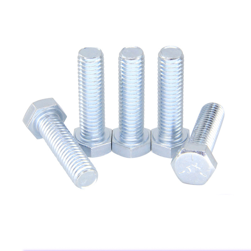 Paidu American outer hexagon bolt fine teeth 5 level specifications complete quality assurance black blue white zinc 35K carbon steel