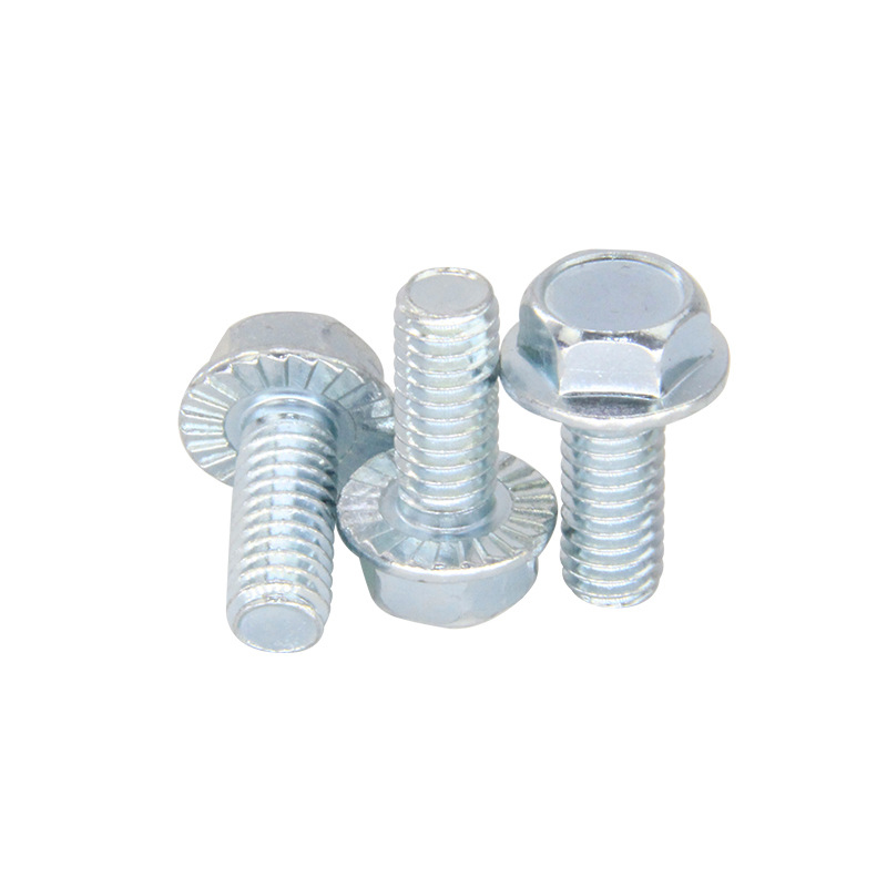 Paidu 2-level American hexagon flange screws with teeth bolts 5-level galvanized specifications complete factory direct sales quality assurance