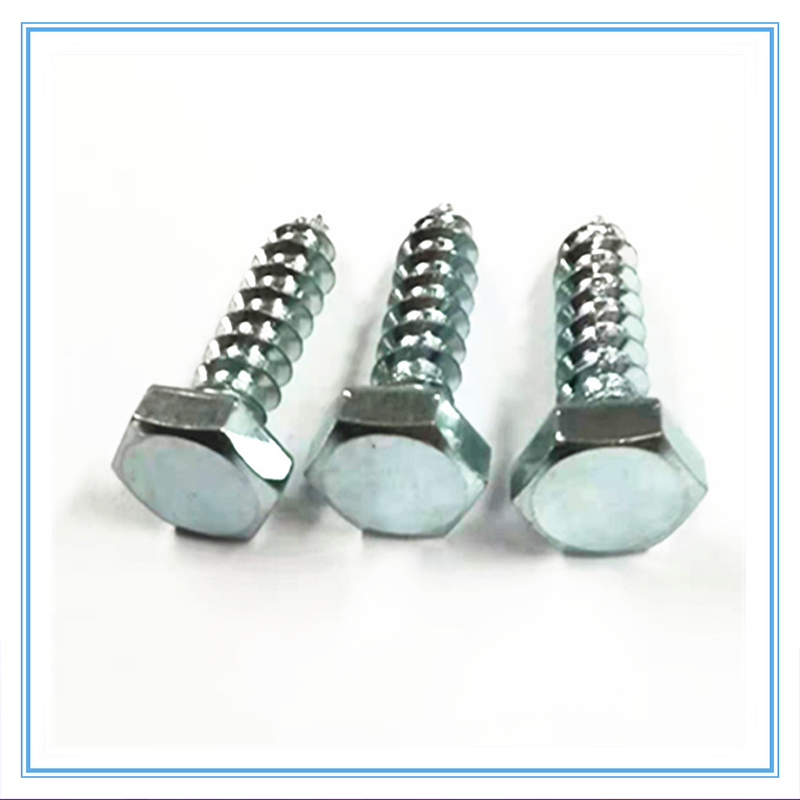 Paidu External hexagonal self-tapping American wood screw 1/4*1 inch carbon steel galvanized manufacturers production quality assurance processing customization