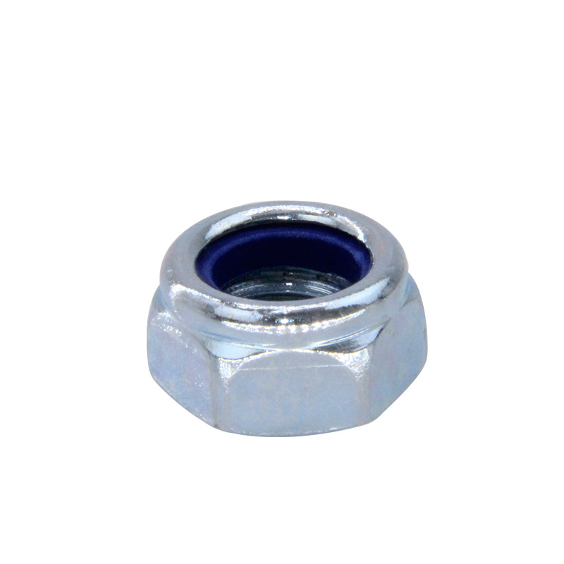 Paidu American metric nylon lock nut 2 grade 4.8 grade Ni hat galvanized factory direct sales can be customized